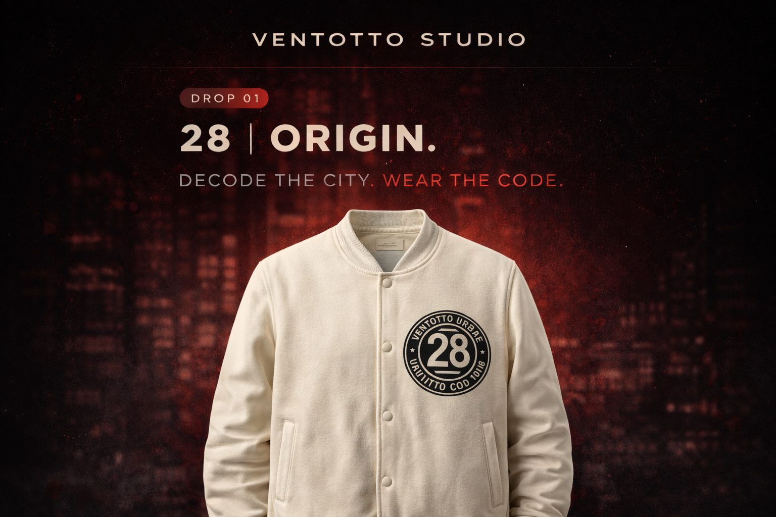 College-Jacke Offwhite – 28 | Origin